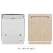 ZLINE 24 Inch Wide 16 Place Setting Built-In Panel Ready Top Control Dishwasher with Interior LED Lighting Champagne Bronze