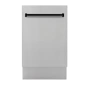 ZLINE 18 Inch Wide 10 Place Setting Built-In Top Control Dishwasher Stainless Steel