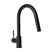 ZLINE Gemini 1.8 GPM Single Hole Pull Down Kitchen Sink Faucet Matte Black