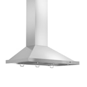 ZLINE 120 - 400 CFM 30 Inch Wide Wall Mounted Range Hood with 4 Speeds and LED Lights Stainless Steel