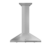 ZLINE 120 - 400 CFM 36 Inch Wide Wall Mounted Range Hood with Baffle Filters and LED Lights Stainless Steel