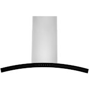 ZLINE 120 - 400 CFM 36 Inch Wide Wall Mounted Range Hood with Push Button Controls Stainless Steel