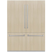 ZLINE 60 Inch Wide 32.2 Cu. Ft. Energy Star Certified Panel Ready Four Door / French Door Refrigerator with Internal Water and Ice Maker Panel Ready