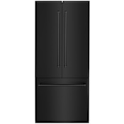 ZLINE 36 Inch Wide 19.6 Cu. Ft. Energy Star Certified French Door Refrigerator with Internal Water Dispenser and RapidChill Mode Black Stainless Steel