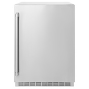 ZLINE 24 Inch Wide 151 Can Capacity Energy Star Certified Beverage Cooler with LED Lighting Stainless Steel