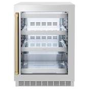 ZLINE 24 Inch Wide 8 Bottle Capacity or 151 Can Capacity Wine and Beverage Cooler Champagne Bronze