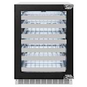 ZLINE 24 Inch Wide 44 Bottle Capacity Panel Ready Built-In Wine Cooler with Super Cool Mode and Reversible Door Panel Ready