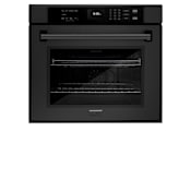 ZLINE 30 Inch Wide 5 Cu. Ft. Electric Single Oven with Air Fry Mode and True Convection Cooking Black Stainless Steel