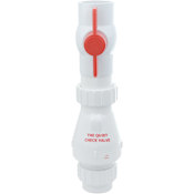 Zoeller 2" PVC Quiet Check Valve with Ball Valve N/A