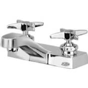 Zurn Double Handle Centerset Bathroom Faucet with Metal Cross Handles from the Aquaspec Series Chrome