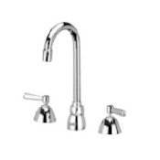 Zurn Double Handle Widespread Bathroom Faucet with Metal Lever Handles from the Aquaspec Series Chrome
