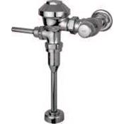 Zurn ADA Compliant Standard Flush (1.5 Gpf) AquaVantage Exposed Urinal Flush Valve with 1" Metal Push Button On Front Of Flush Valve for 3/4" Top Spud Urinals Chrome