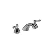 Zurn Widespread Lead Free Double Handle Faucet with Metal Lever Handles, Cold Water Only and Grid Strainer Drain from the AquaSpec Collection Polished Chrome