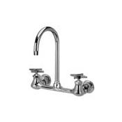 Zurn Aquaspec Sink Faucet with 5-3/8" Gooseneck and Four-Arm Handles Chrome