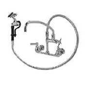 Zurn Aqua Spec Wall Mounted Pre-Rinse and Pot Filler Faucet Chrome