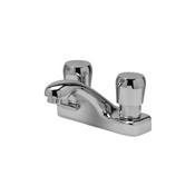 Zurn 4" Centerset Slow-Closing Lead Free Double Handle Faucet with Offset Handicap Grid Drain from the AquaSpec Collection Polished Chrome