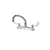 Zurn Aquaspec Z871J4 Kitchen Sink Faucet with 9-1/2" Tubular Spout and 4" Wrist Blade Handles Chrome