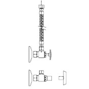 Zurn Lead Free Standard Angle Stop with 12 Inch Length Braided Stainless Steel Supplies N/A
