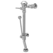 Zurn AquaVantage 1.6 GPF Exposed Flush Valve with Bedpan Washer for Handicap Grab Bar Applications Chrome