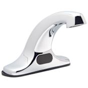 Zurn AquaSense 1.5 GPM Single Hole Electronic Bathroom Faucet with Mixing Tee Chrome