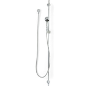 Zurn Temp-Gard Hand/Wall Shower with Supply Elbow, Flange, 69" Hose, and 48" Slide Bar Chrome