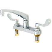 Zurn AquaSpec 2.2 GPM Standard Kitchen Faucet With Wrist Blade Handles Chrome