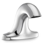 Zurn Serio 0.5 GPM Centerset Bathroom Faucet with Hardwired Power and Hydropower and plumbSMART Technology Polished Chrome