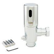 Zurn EcoVantage 0.125 GPF ZTR Exposed Sensor Piston Flushometer Valve Body for Top Spud Polished Chrome