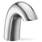 Zurn Serio Sensor 0.5 GPM Faucet with Gear Driven Ceramic Cartridge, Remote Monitoring, Thermostatic Mixing Valve for Single Faucets and Three Supply Hoses for Mixing Valve Polished Chrome