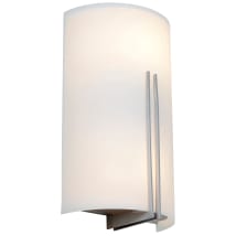 Brushed Steel / White