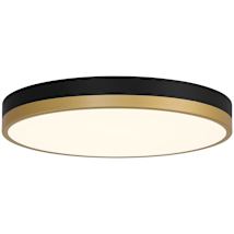 Black / Antique Brushed Brass / White