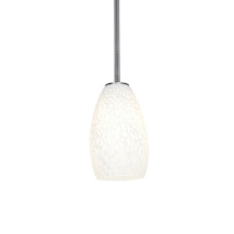 Brushed Steel / White Stone