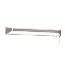 Satin Nickel / White