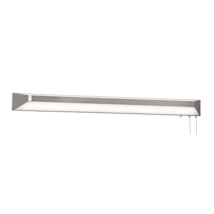 Satin Nickel / White