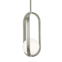 Satin Nickel / White