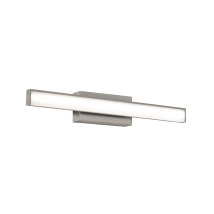 Satin Nickel / White