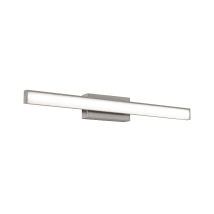 Satin Nickel / White