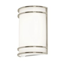 Brushed Nickel / White