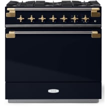 Gloss Black / Brass