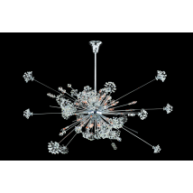 Chrome with Clear Crystals