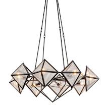 Urban Bronze / Clear Ribbed Glass