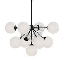 Matte Black / Opal Glass