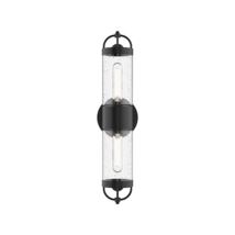 Black / Clear Bubble Glass