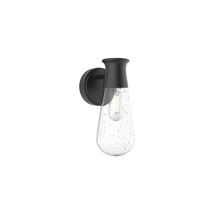 Black / Clear Bubble Glass