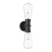 Black / Clear Bubble Glass