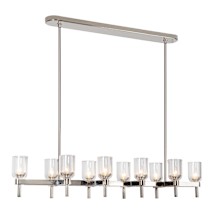 Polished Nickel / Clear Crystal