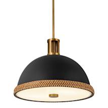 Matte Black / Vintage Brass