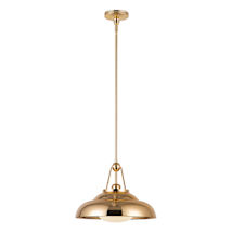 Polished Brass / Glossy Opal Glass