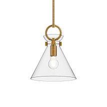 Aged Gold / Clear Glass