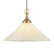 Brushed Gold / White Linen